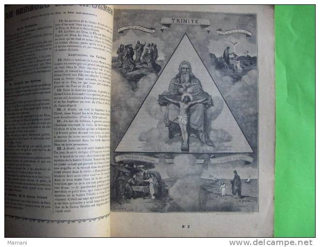 Cathechisme En Images 70 Gravures 48x66cm--1908-maison De La Presse 66 Pages - Godsdienst & Esoterisme