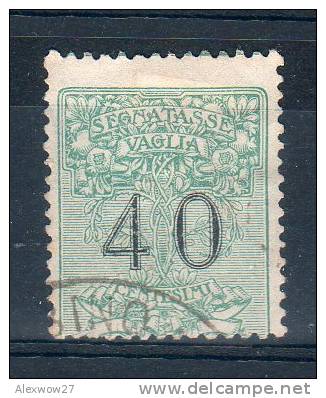 Italia / Italy 1924  -- Seganatasse Per Vaglia N° 2 ---   US. / VF - Taxe