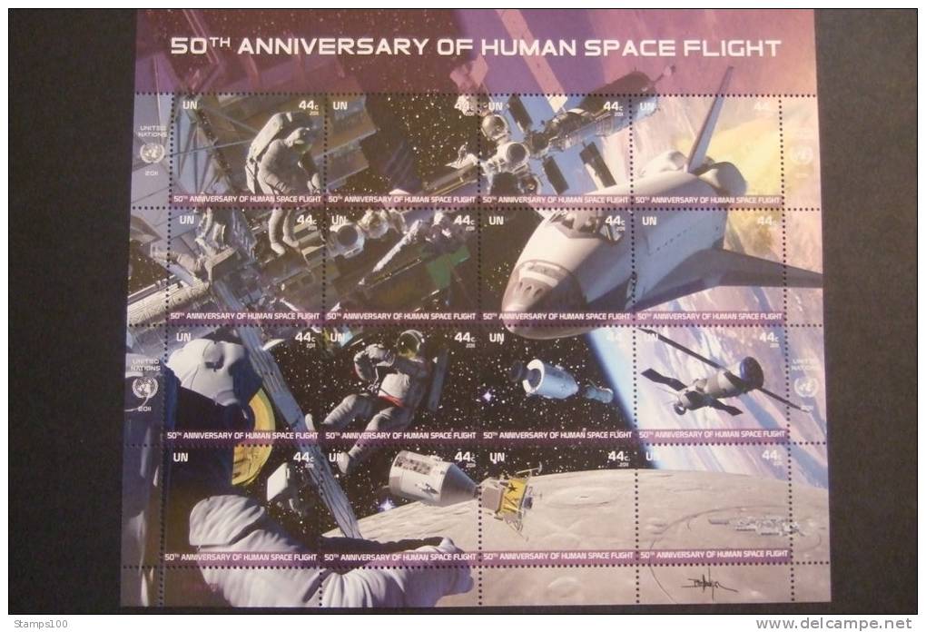 2011   50 ANNIVESARY OF HUMAN SPACE FLIGHT   SHEETLET  MNH **   (1015600-522) - Nuevos