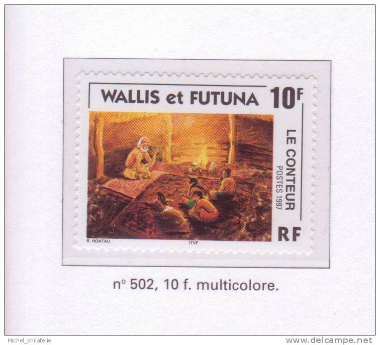 Wallis Et Futuna N° 502 à 504** Neuf Sans Charniere   SCENES DE LA VIE WALLISIENNE - Unused Stamps