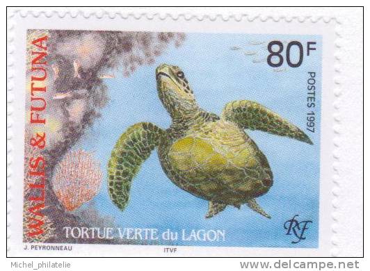Wallis Et Futuna N° 505 Et 506** Neuf Sans Charniere   FAUNE LA TORTUE - Unused Stamps