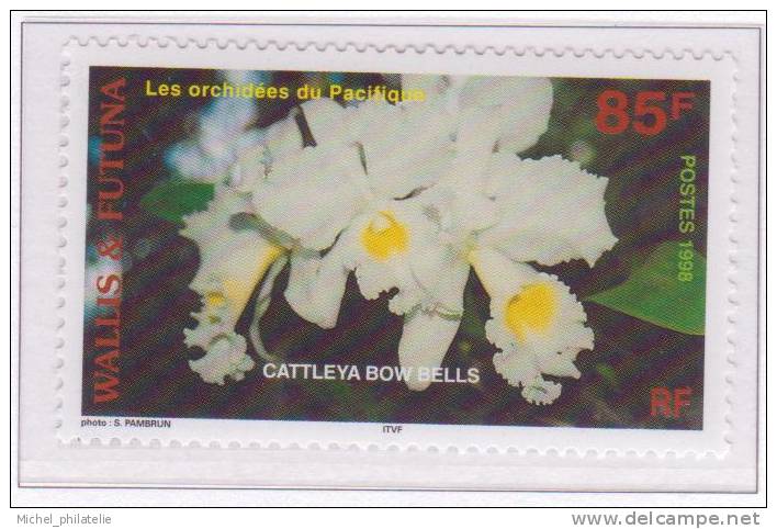 Wallis Et Futuna N° 513 à 516** Neuf Sans Charniere  FLORE Fleurs Orchidées Du Pacifique - Unused Stamps