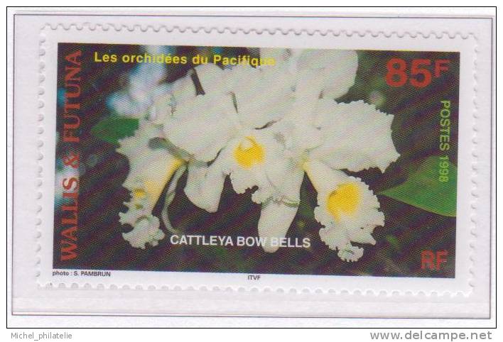 Wallis Et Futuna N° 513 à 516** Neuf Sans Charniere  FLORE Fleurs Orchidées Du Pacifique - Nuovi