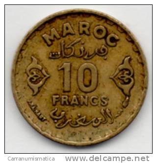 MAROCCO 10 FRANCS 1371 - Marruecos