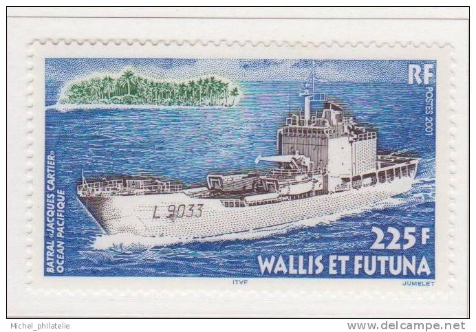 Wallis Et Futuna N °548** Neuf Sans Charniere  Bateaux "jacques Cartier" - Unused Stamps