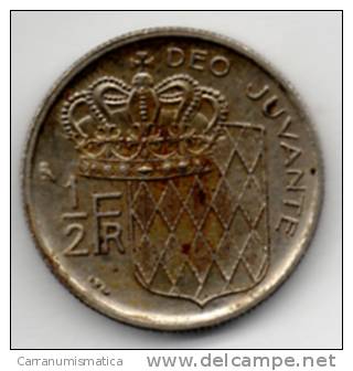 MONACO 1/2 FRANCO 1965 - 1960-2001 Neue Francs