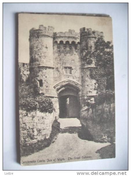 Engeland England Isle Of Wight Carlsbrooke Castle Great Gateway - Autres & Non Classés