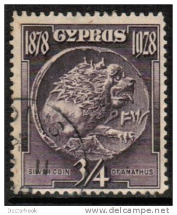 CYPRUS   Scott #  114  VF USED - Cyprus (...-1960)