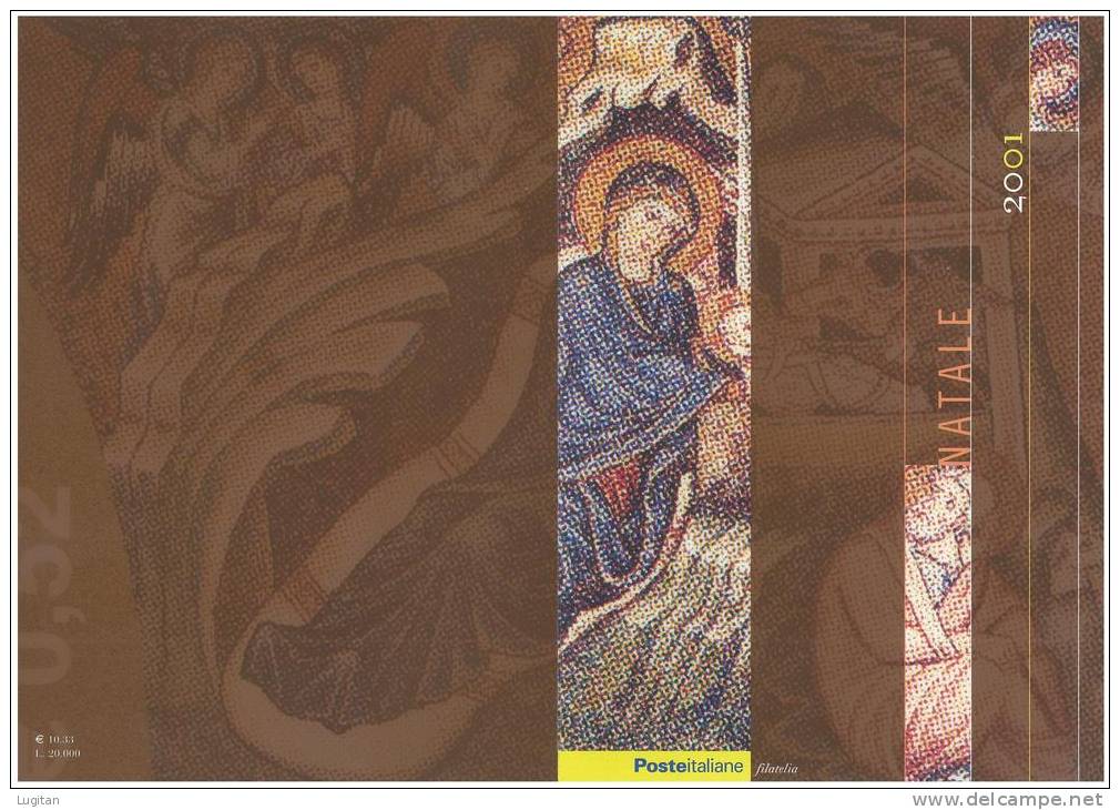 Filatelia - NATALE ANNO 2001 SPECIALE OFFERTA DI FOLDERS EMESSI DALLE POSTE ITALIANE - Pochettes