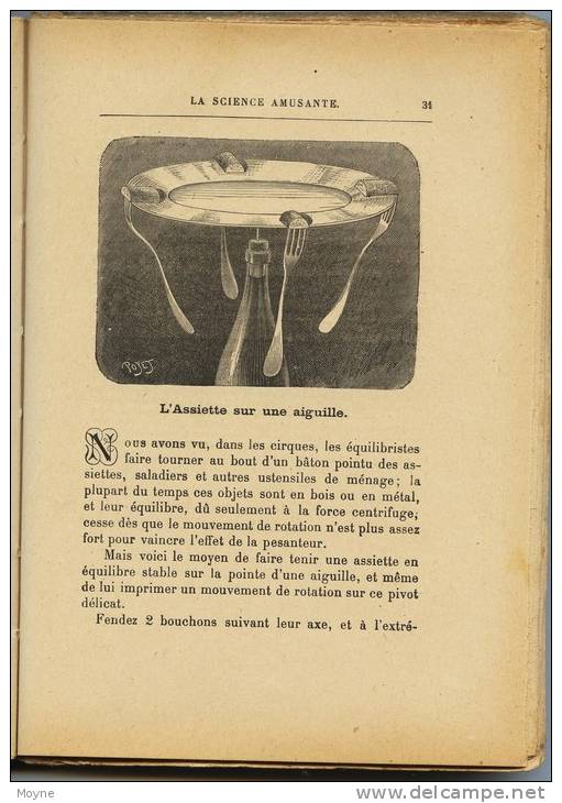 LA SCIENCE AMUSANTE. Première Série. Cent Expériences. -    Par  TOM TIT -  TOURS DE MAGIE ?? - Palour Games