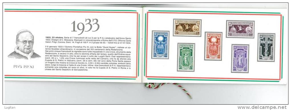 ANNO SANTO ED ANNI GIUBILARI - ANNO 1983 - FOLDER  SPECIALE OFFERTA DI FOLDERS EMESSI DALLE POSTE ITALIANE - Presentation Packs