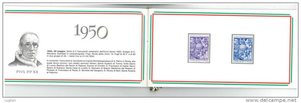 ANNO SANTO ED ANNI GIUBILARI - ANNO 1983 - FOLDER  SPECIALE OFFERTA DI FOLDERS EMESSI DALLE POSTE ITALIANE - Presentation Packs