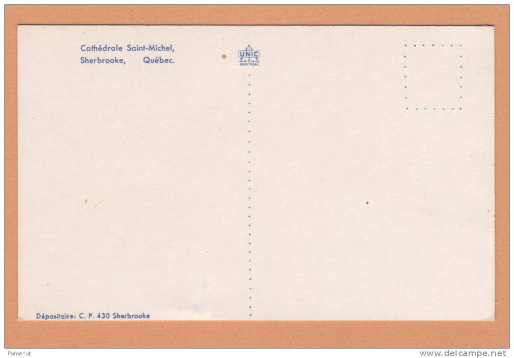 Sherbrooke ( Cathedrale Saint Michel ) Quebec Canada Carte Postale Postcard CPA - Sherbrooke