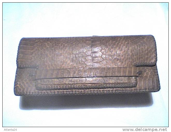 POCHETTE OU PETIT SAC ANCIEN EN PEAU DE REPTILE - Taschen Und Beutel