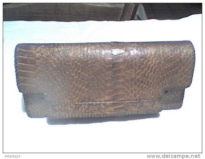 POCHETTE OU PETIT SAC ANCIEN EN PEAU DE REPTILE - Purses & Bags