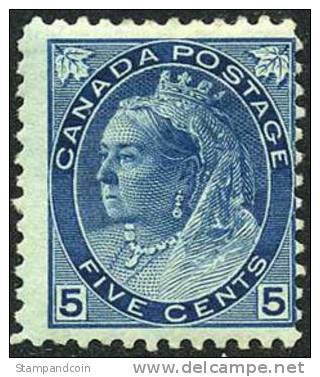 Canada 79 Mint Hinged 5c Victoria From 1899 - Neufs