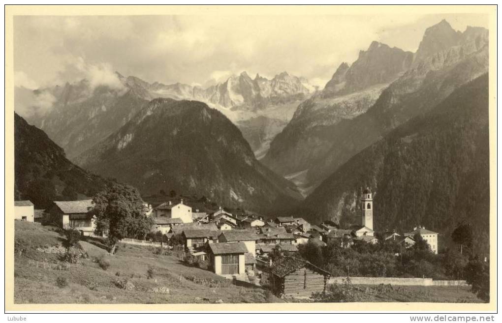 Soglio - Mit Bondascagruppe            Ca. 1940 - Soglio