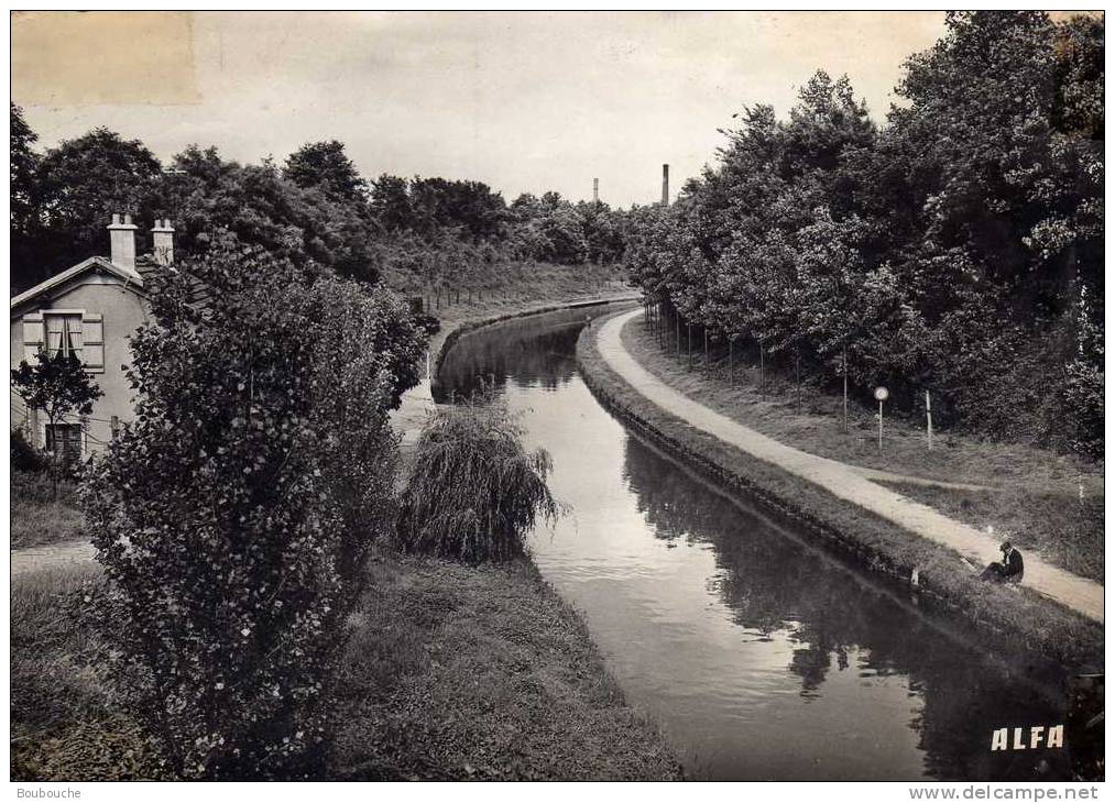 CPSM 88 De VILLEPARISIS MITRY LE NEUF Canal De L' Ourcq -  PEU COURANTE - Villeparisis