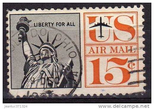 N° PA 58 O Y&T 1959-1961 Statut De La Liberté - 3a. 1961-… Afgestempeld