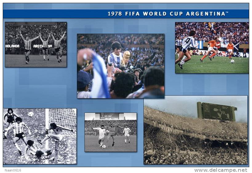 [Y38-42  ]  1978 FIFA World Cup Argentina   , Postal Stationery -- Articles Postaux -- Postsache F - 1978 – Argentine