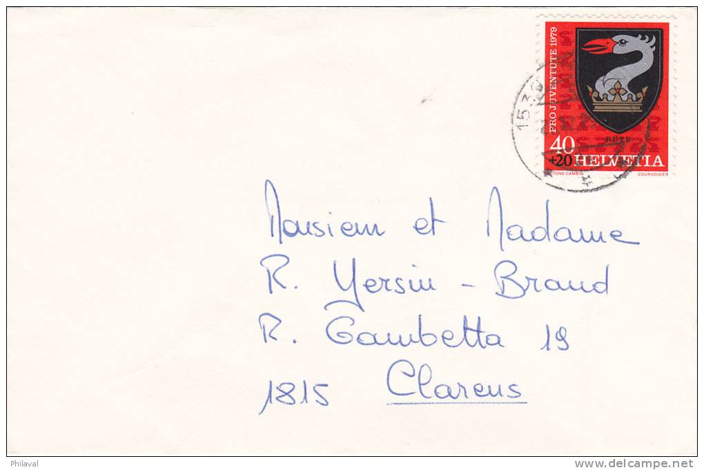 No J 270 Sur Lettre Oblitérée Le 26.12.1979 - Lettres & Documents