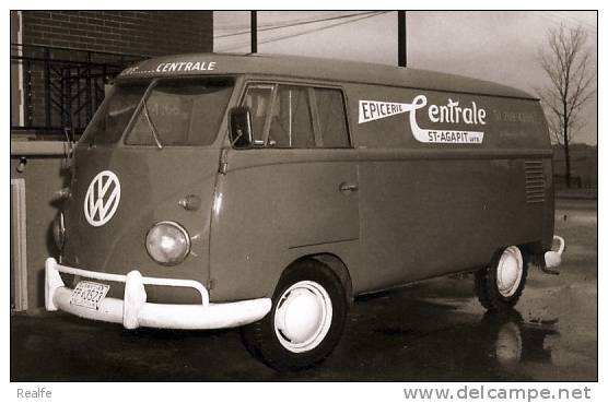 Delivery Van Truck Camion De Livraison  VW  Epicerie Central St Agapit Quebec  Canada 1963 - Camion, Tir