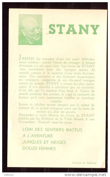 Supplément - Pub Pour Les Livres Marabout écrits Par STANY - Insert  MJ N° 17. - Marabout Junior