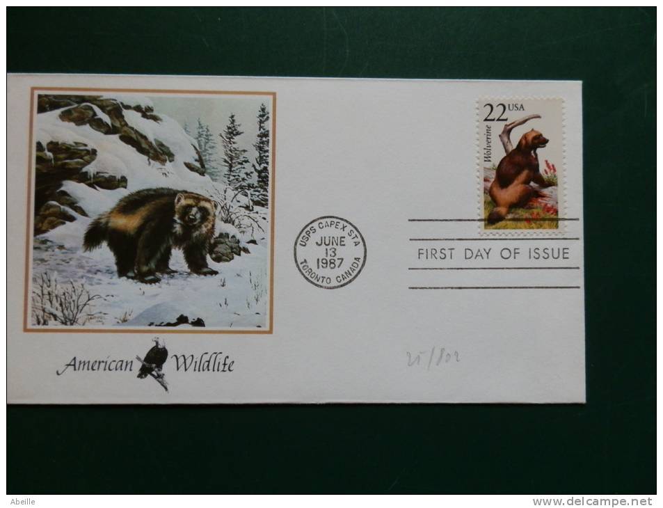 25/802  FDC   USA - Bears