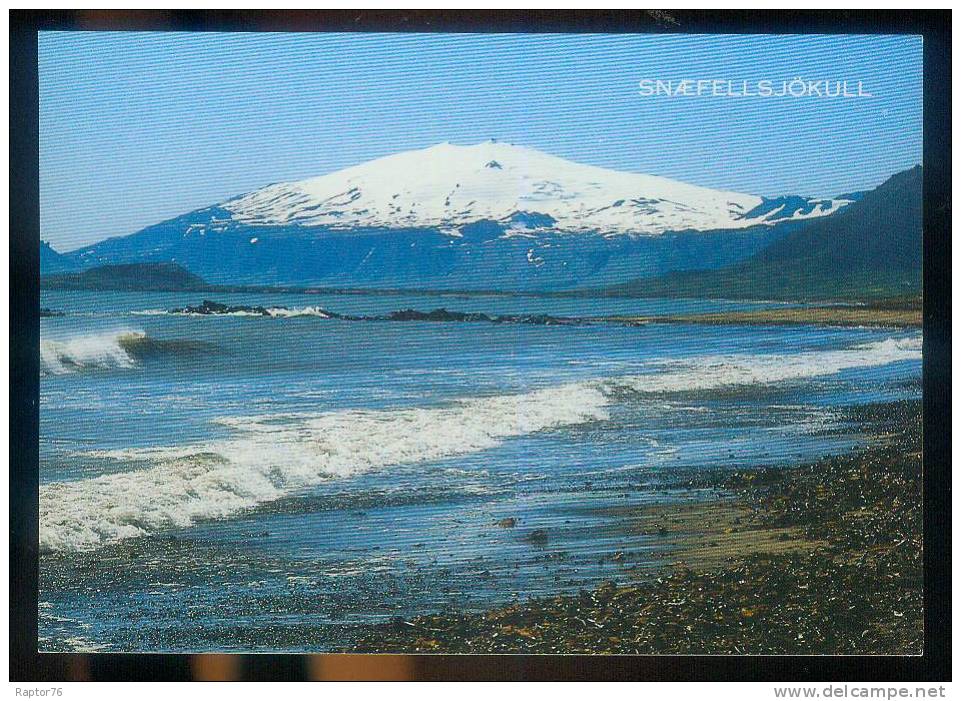 CPM Neuve Iceland Islande SNAEFELLSNES GLACIER  La Montagne Mystérieuse Rendue Célèbre Par Jules Verne - Islande