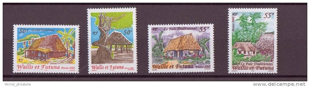 Wallis Et Futuna N° 571 à 574** Neuf Sans Charniere  Differentes Cases - Ungebraucht