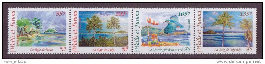 Wallis Et Futuna N° 578 à 581** Neuf Sans Charniere  Paysages Régionaux - Neufs