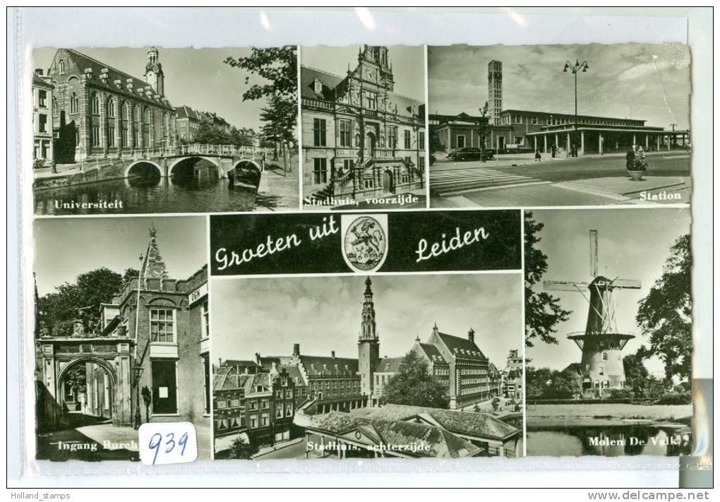 ANSICHTKAART Uit 1955 Gelopen  Van LEIDEN Naar BREDA  (939) - Leiden