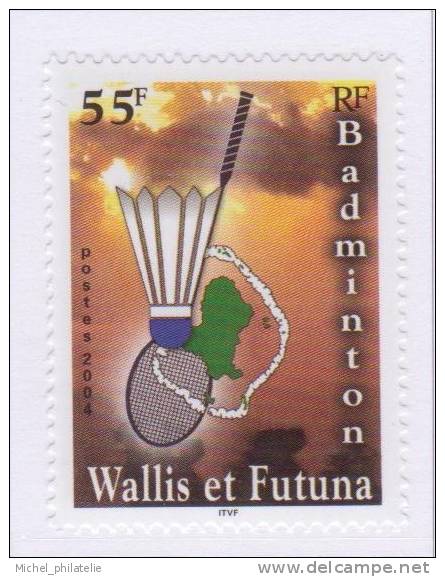 Wallis Et Futuna N° 616 Et 617** Neuf Sans Charniere   Balminton- Scene De Kava - Unused Stamps
