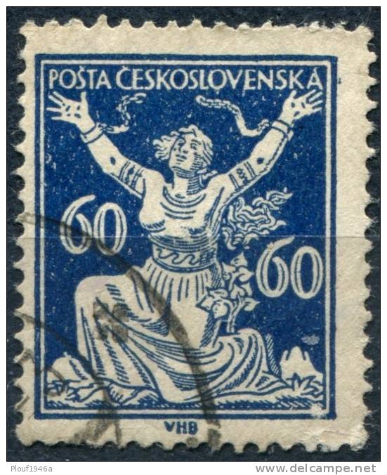 Pays : 464 (Tchécoslovaquie : République)  Yvert Et Tellier N° :   169 (o) - Used Stamps