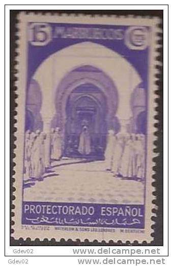 MA151-LA815TVA.Maroc.Ma Occo.MARRUECOS    ESPAÑOL VISTA. Y PAISAJES.1936/7.(Ed 151*) Con Charnela MAGNIFICO.RARO - Bäume