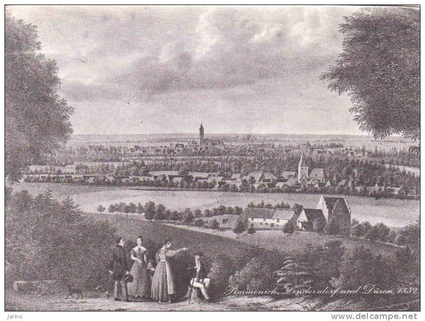 Deutschland, Nordrhein-Westfalen >  Düren,1852, Pimmenich, Lendersdorf Und Düren, Gelaufen Ja,reproduction - Dueren