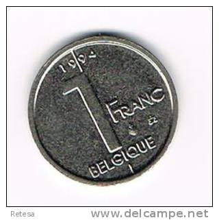 00 ALBERT II   1 FRANC 1994 FR - 1 Franc