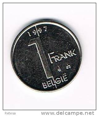 00 ALBERT II   1 FRANK 1997  VL - 1 Franc