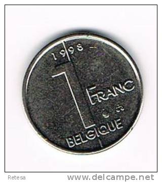 00 ALBERT II   1 FRANC 1998  FR - 1 Frank