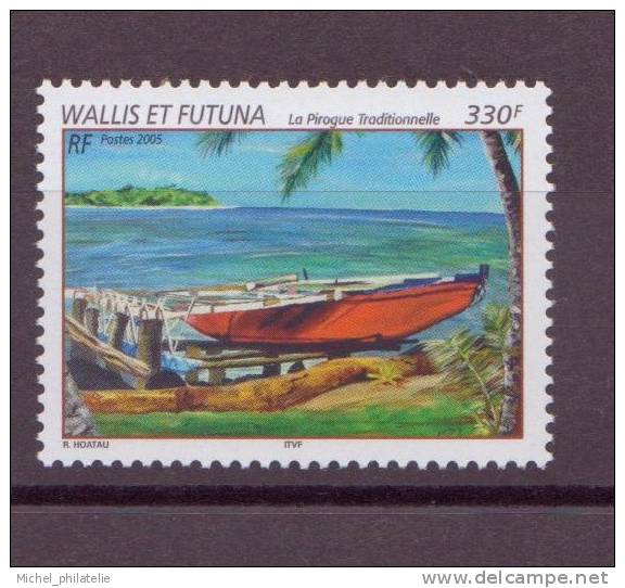 Wallis Et Futuna N° 632 **  Neuf Sans Charniere    Pirogue - Unused Stamps