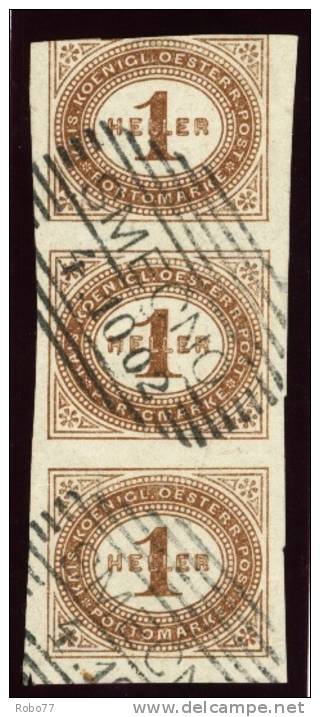 1899 Austria Postage Due Used Stamps. Sme&#269;no 4.10.02. (G10a013) - Impuestos