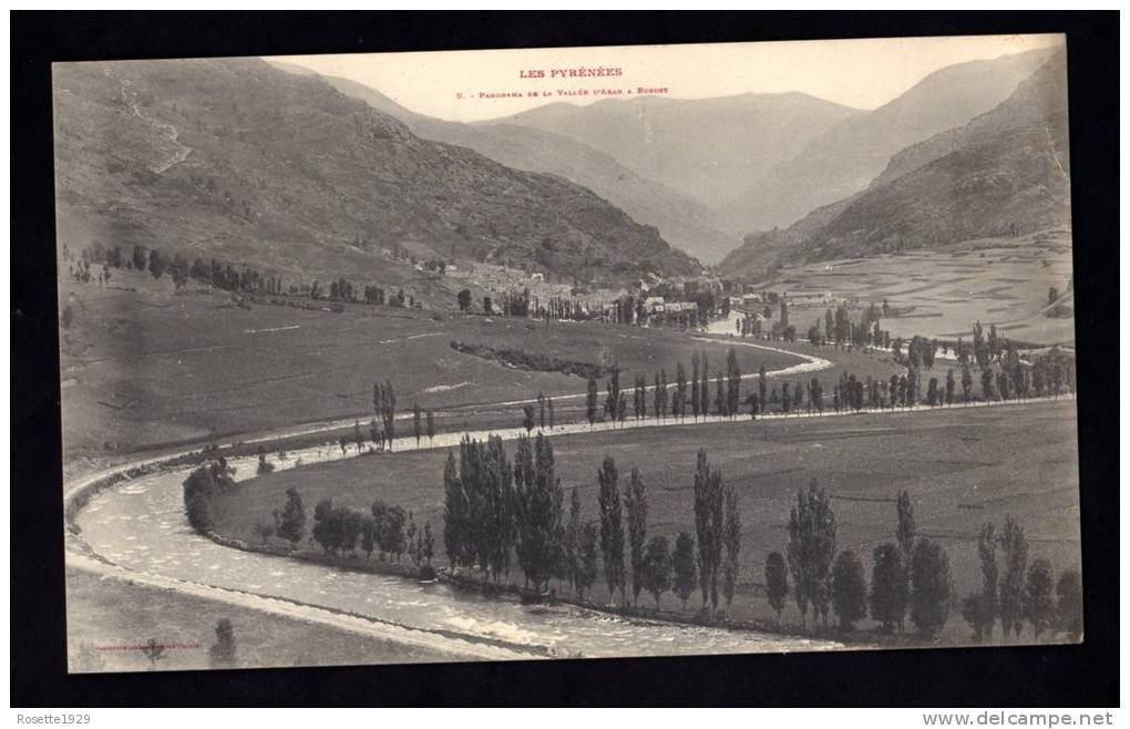 31 HAUTES  GARONNE Panorama De La Vallée D'aran A Bosost  Maxi Carte - Autres & Non Classés