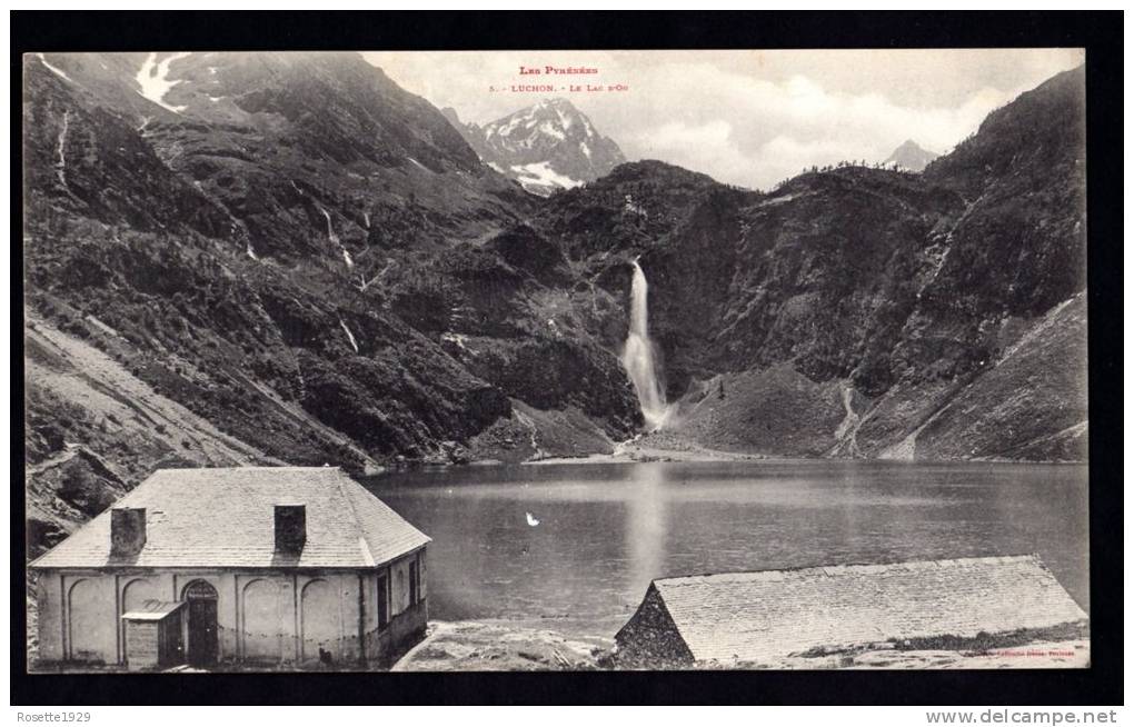 31 HAUTES  GARONNE  LUCHON   Le Lac D'Oo  Sur Maxi Carte - Luchon