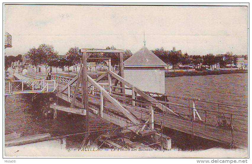 33. PAUILLAC. LE PONTON DES BATEAUX A VAPEUR . BR 152 - Pauillac