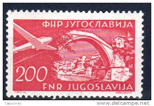 YOUGOSLAVIE - 1951-52  "poste Aérienne" - N° PA 39B* - Luftpost