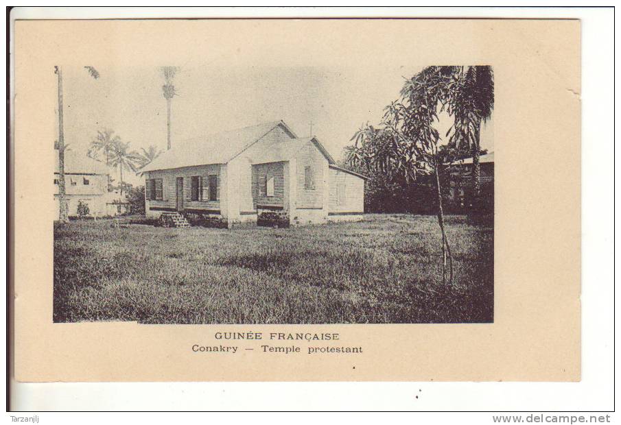 CPA De Conakry (Guinée Française): Temple Protestant - Guinea