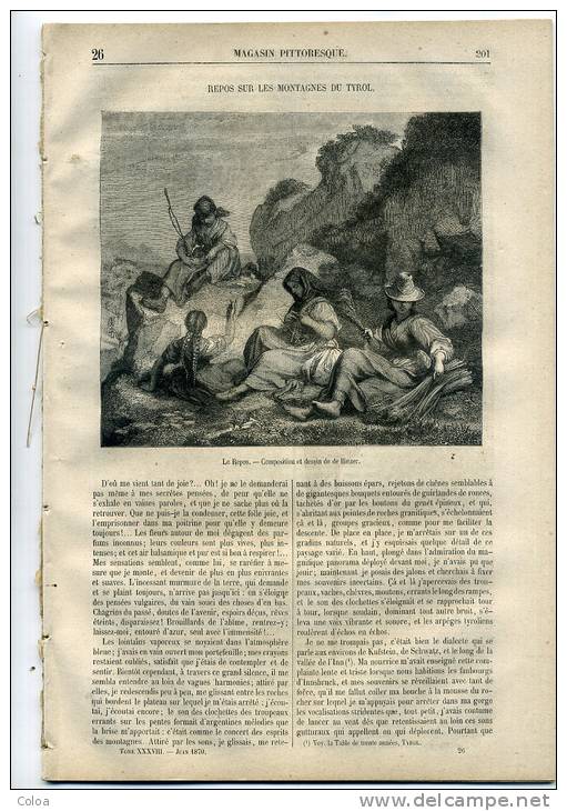 Noce De Campagne En Alsace 1870 - Zeitschriften - Vor 1900