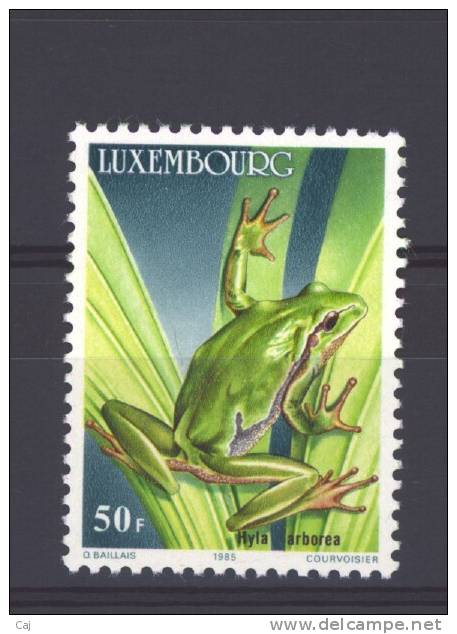 Luxembourg  -  1985  :  Yv  1086  **     Animal  Batracien - Ungebraucht