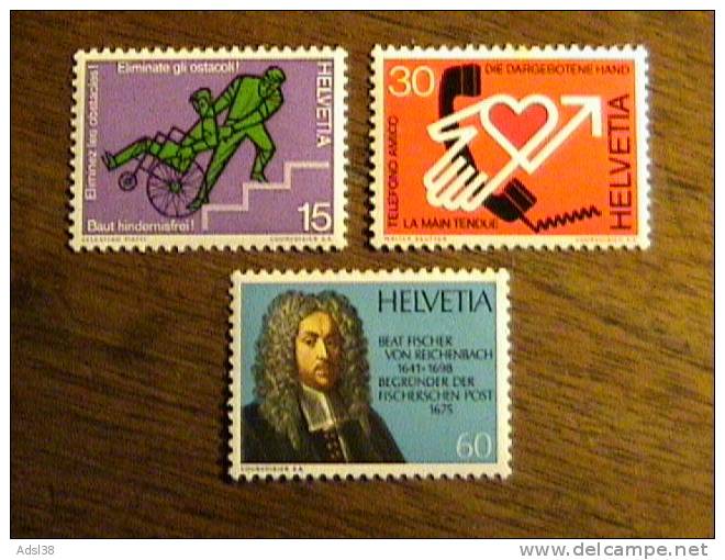 SUISSE 1975 - Unused Stamps