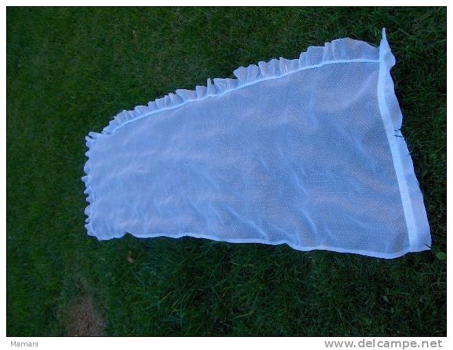 1 Rideau Bonne Maman 57x180 Cm Environ  Volant Compris-pour Confectionner Robe Poupee - Drapery